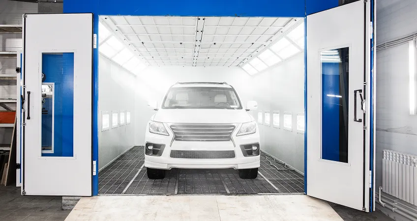 塗装ブース完備のイメージ