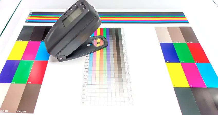 コンピューター測色機のイメージ